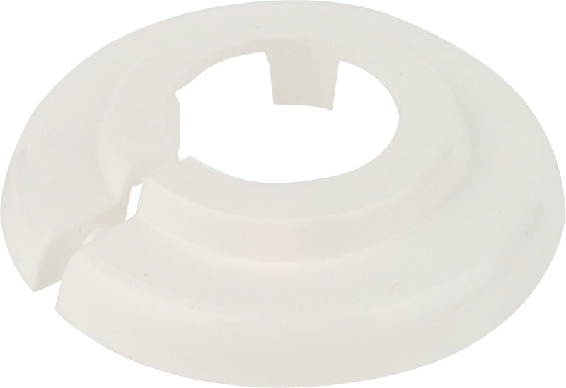 Kirchhoff pp radiator rozet - wit, 15 x 10 mm - voor 1 4 (10x)