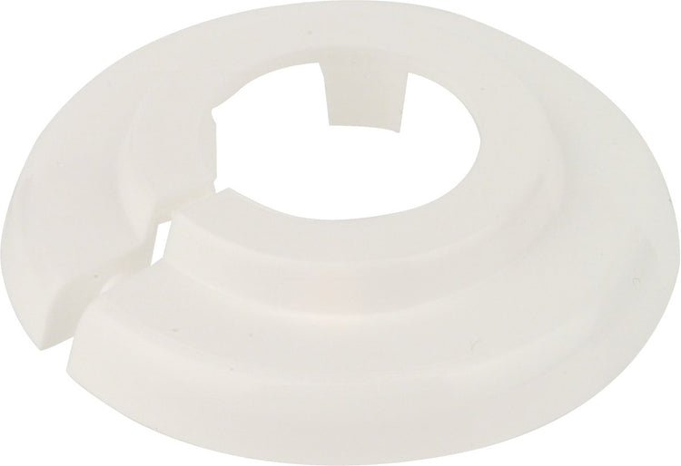 Kirchhoff pp radiator rozet - wit, 15 x 10 mm - voor 1 4 (10x)
