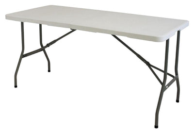 Eurotrail pavillon s - campingtafel - 152*71*75cm - wit grijs