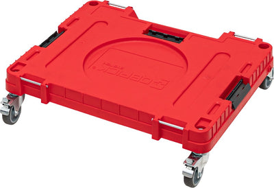 Qbrick system one transportsteiger 2.0 workshop red ultra hd 625 x 503 x 160 mm 120 kg met metalen zwenkwielen en rem