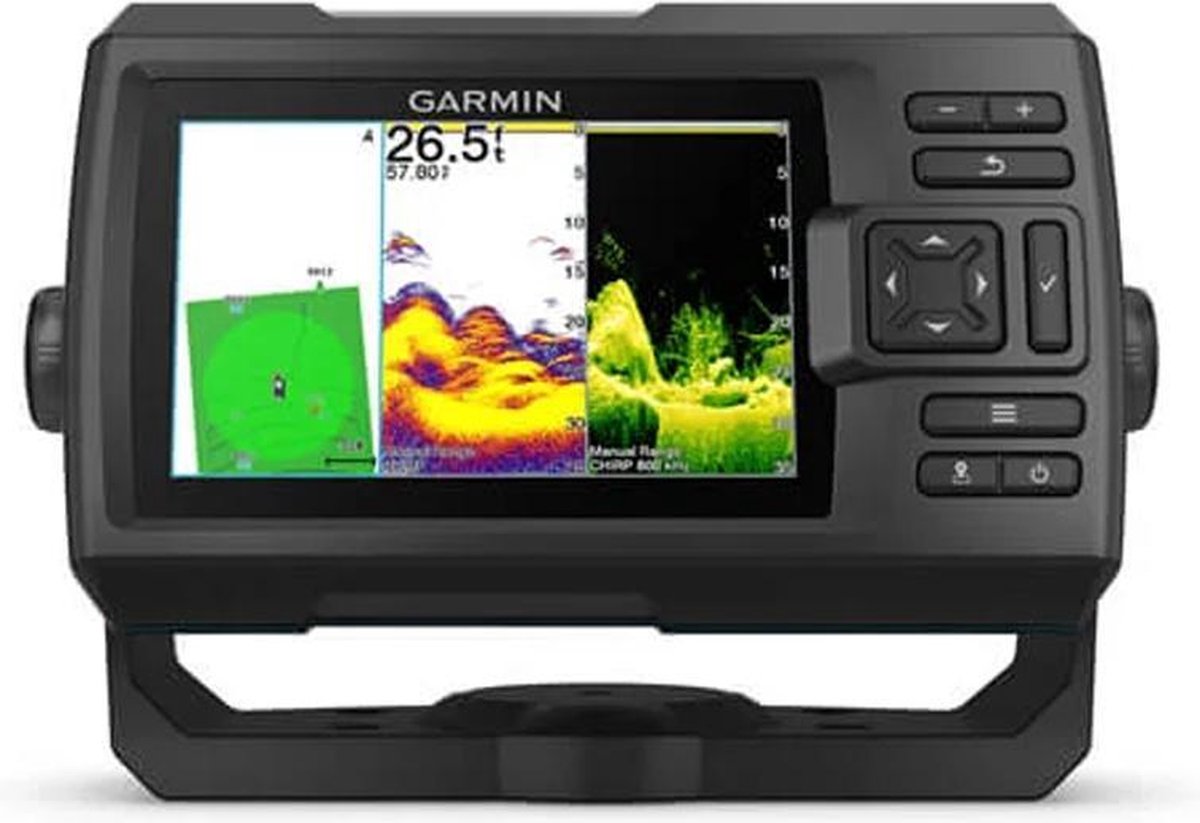 Garmin striker vivid 5cv - with gt20-tm transducer - fishfinder - zwart