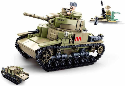 Sluban wwii - italiaanse tank 2in1 - 463dlg.