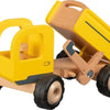 Goki houten voertuig: kiepwagen 25x17x14,5cm, met rubberen banden, 3+