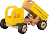 Goki houten voertuig: kiepwagen 25x17x14,5cm, met rubberen banden, 3+ - afbeelding 1
