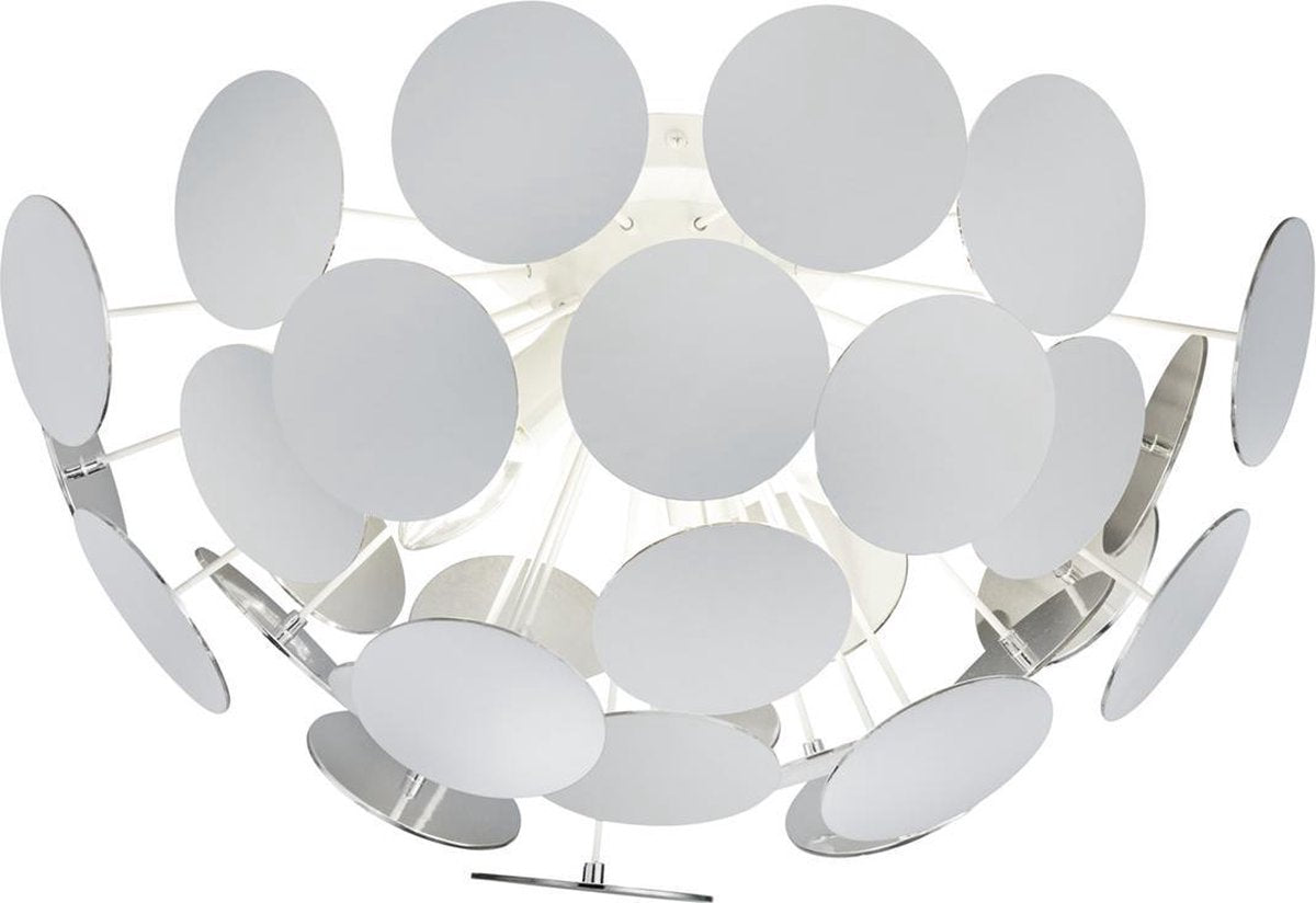 Trio discalgo - plafondlamp - wit mat - excl. 3x e14 40w
