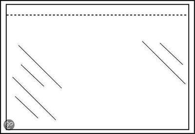 Raadhuis paklijstenvelop dl - 225x122mm - onbedrukt - 1000 stuks