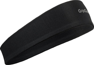 Gripgrab - lichtgewicht zomer fiets zweetband voor onder de fietshelm zweetbescherming hoofdband - zwart - unisex - maat one size