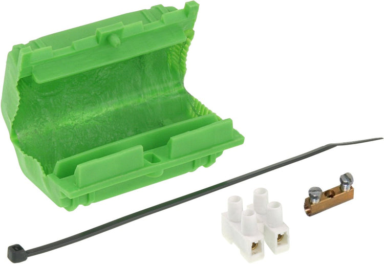 Q-link kabel aftakmof - met gel - 3 x 1-4 mmãƒâ€šã‚â² - groen