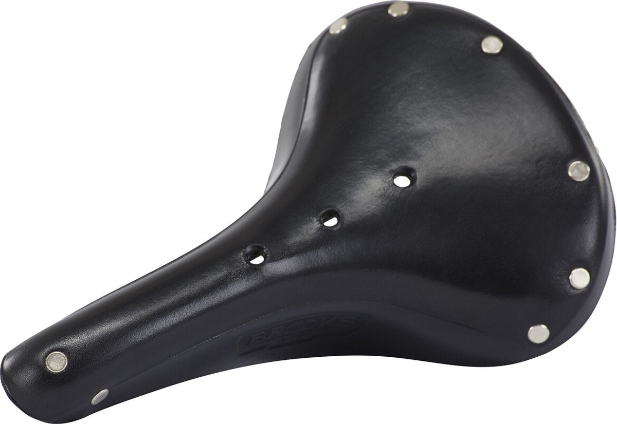 Brooks b17 klassiek zadel - zwart leer, premium kwaliteit
