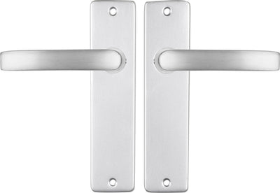Starx deurklink aluminium â€“ deurbeslag â€“ deurkruk met schild â€“ blind - deurklink blok â€“ 43 x 180 x ã˜ 18 mm