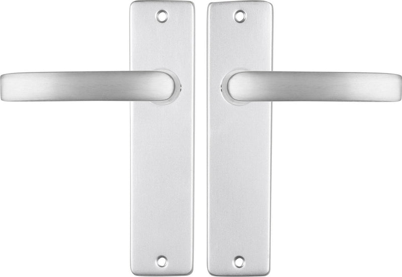 Starx deurklink aluminium â€“ deurbeslag â€“ deurkruk met schild â€“ blind - deurklink blok â€“ 43 x 180 x ã˜ 18 mm