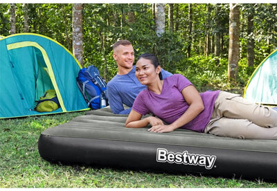 Bestway luchtbedden koppelbaar - zwart - 188 cm x 99 cm x 25 cm