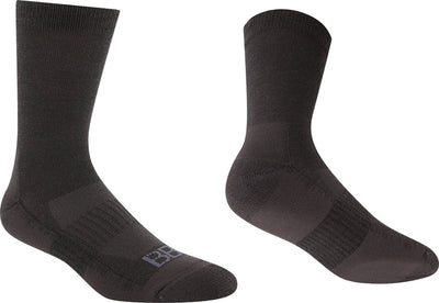 Bbb cycling merino winterfeet wielrensokken – wintersokken wielrennen 18 cm – wielersokken - zwart - 39 43 – fietssokken heren en dames - bso-18