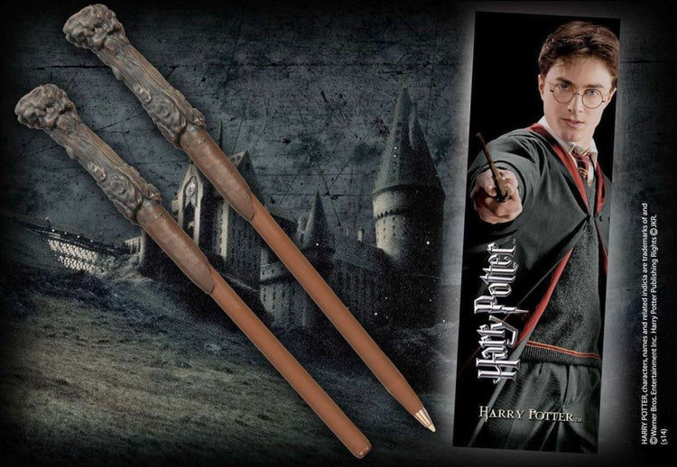 The noble collection noble collection harry potter toverstaf pen + boekenlegger