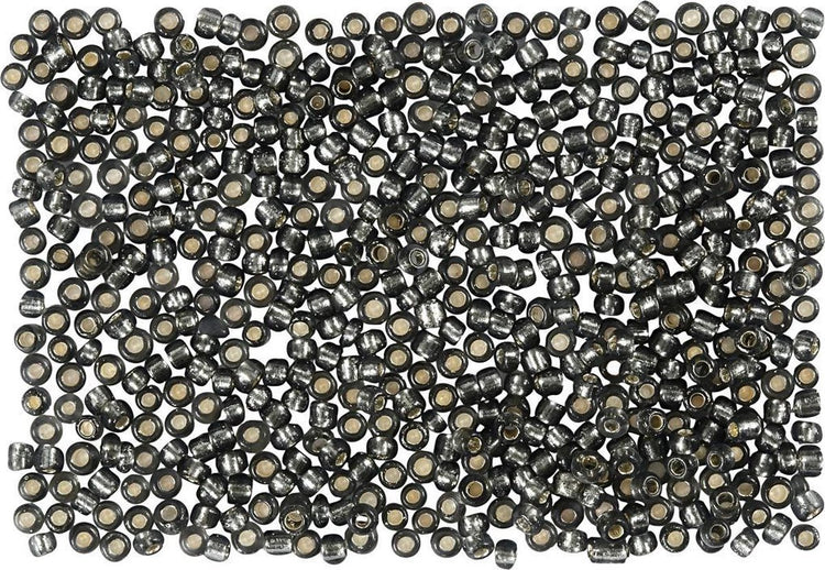 Creativ company rocailles, afm 15 0 mm, d: 1,7 mm, 500 gr, grey green
