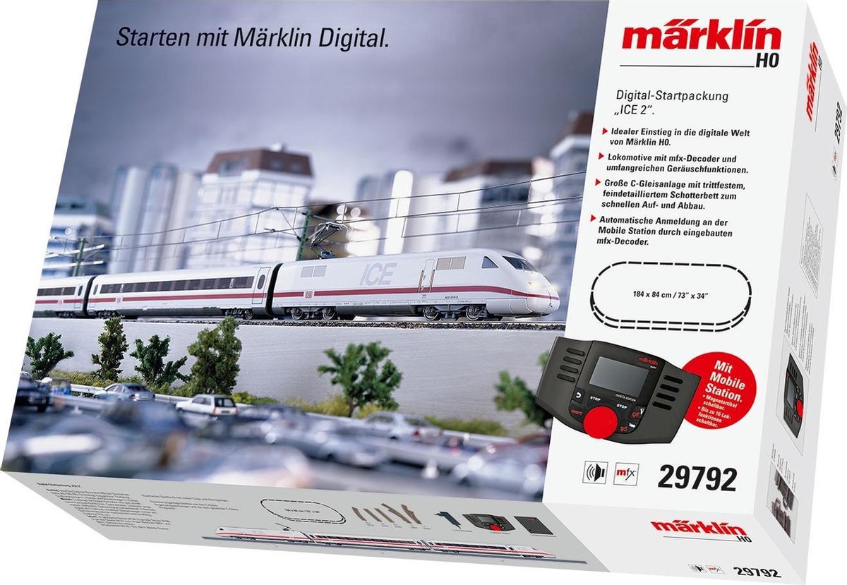 Märklin digitale startset ice 2 .