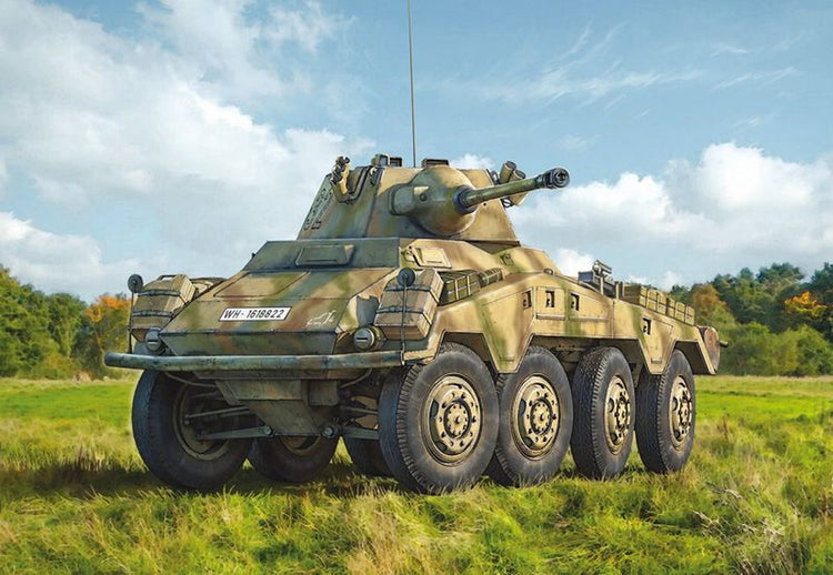 Italeri modelbouwpakket militaire voertuigen - 6572 sd.kfz. 234 2 puma plastic - 1:35 - modelbouw