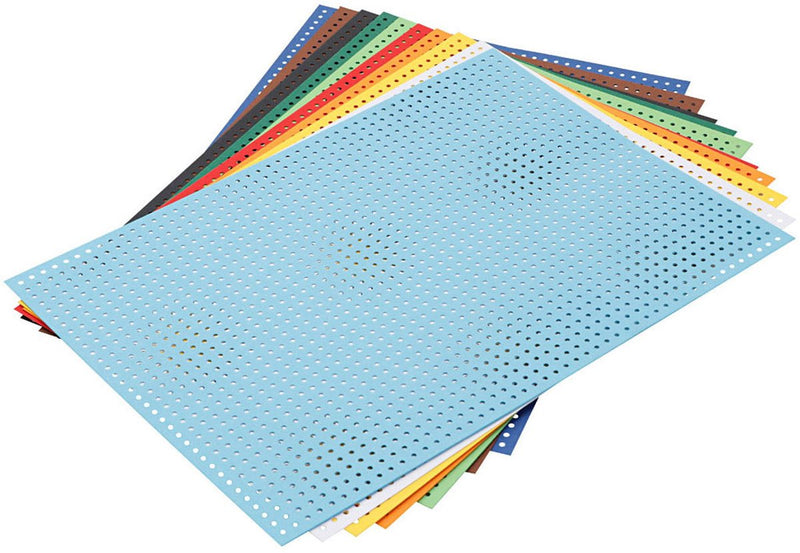 Creativ company kruissteken karton diverse kleuren, 10 vellen