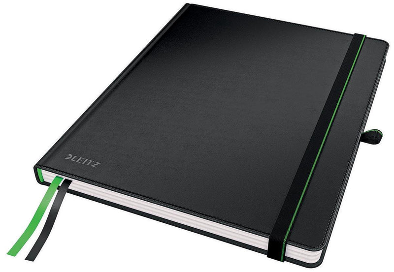 Leitz complete notitieboek ipad formaat geruit - met hardcover - zwart