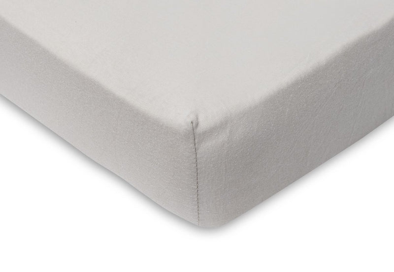 Jollein - hoeslaken wieg jersey 40 50x80 90cm - baby ledikant hoeslaken - zacht katoen - nougat - 2 stuks
