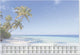 Sigel bureauonderlegger - beach - met kalender 2026 2027 2028 - formaat a2 - 30 vel afscheurbaar - si-h6470