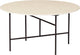 Woood vida bijzettafel - marmeren look - naturel - 40x75x75