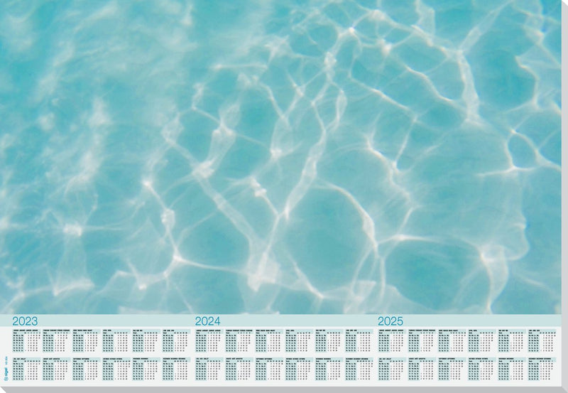 Sigel designonderlegger - papier - cool pool - a2 - jaren 2023 2024 2025 - si-ho306