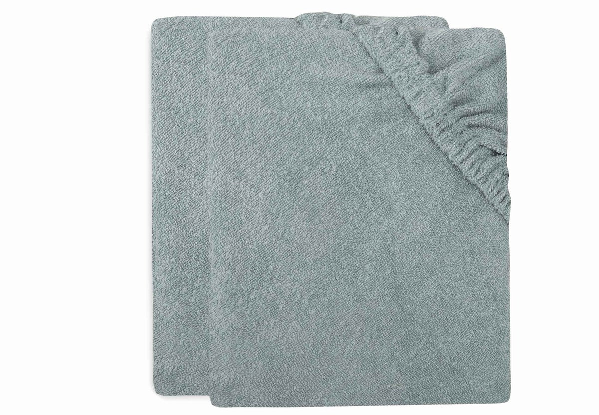 Jollein aankleedkussenhoes badstof 75x85cm sea green (2pack)