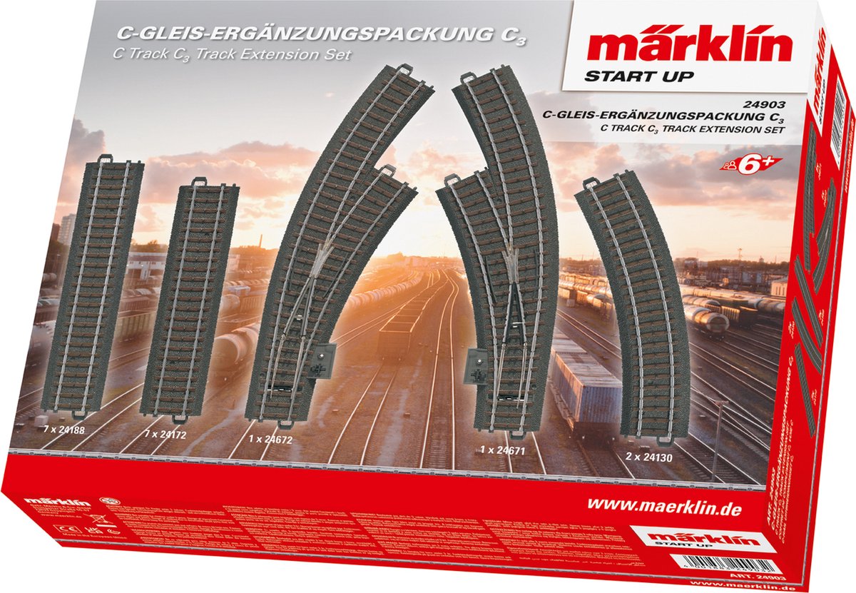 Märklin start up c-rail uitbreidingsset c3
