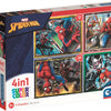 Clementoni puzzels marvel spiderman, 4in1