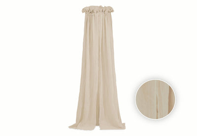 Jollein sluier vintage - nougat - baby sluier, bed hemeltje - 155cm
