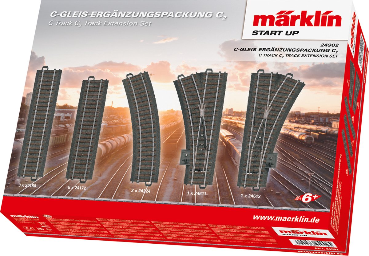 Märklin start up c-rail uitbreidingsset c2
