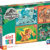 Clementoni legpuzzel 4in1 jurassic world