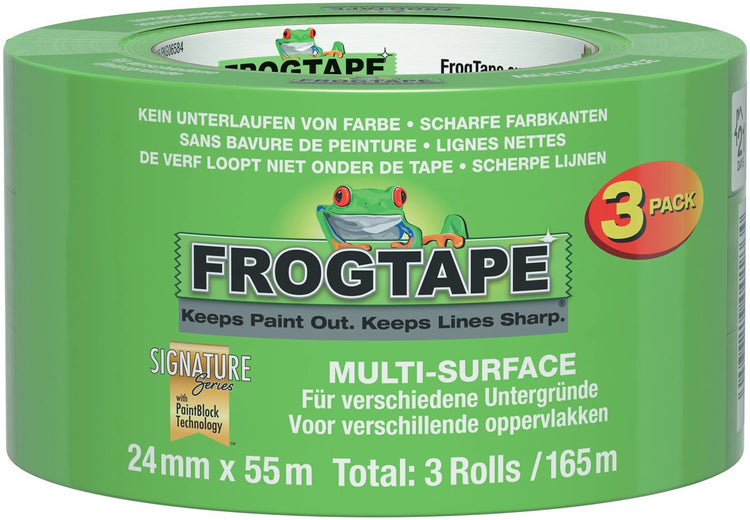 Kip frogtape multi surface 24mm - 3 stuks