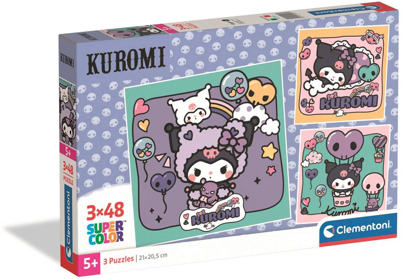 Clementoni - 3x48 stukjes - kuromi