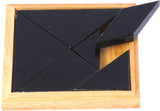 Longfield tangram - blank hout - rubberhout - inclusief voorbeelden en oplossingen - doosje - 13 x 13 cm - engelhart - afbeelding 1