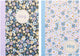 Kangaro schriften - b'log flowers - formaat a5 - met ruit 5mm - 2 stuks