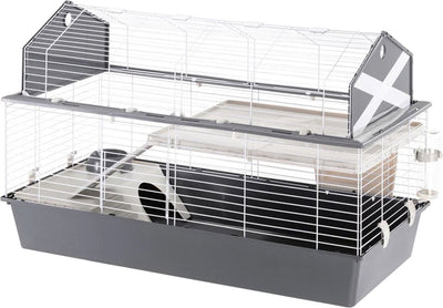 Ferplast barn 120 - knaagdierkooi - grijs - 119 x 58 x 77 cm