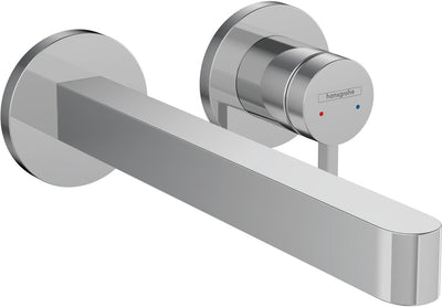Hansgrohe finoris - inbouw wastafelmengkraan - ééngreeps bediening - met afvoerplug - 228mm - chroom