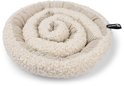 District 70 swirl – snuffelmat voor honden | stimuleert speurgedrag mentale activiteit - merengue - ø 34 cm one size