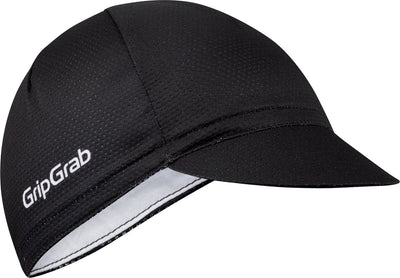 Gripgrab - lightweight zomer fietspet mesh cycling cap retro fietsmuts uv-bescherming helmmuts - zwart - unisex - maat m l (57-63 cm)