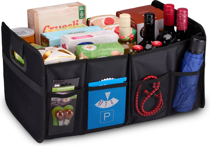 All ride kofferbak organizer - opvouwbaar - auto accessories - zwart