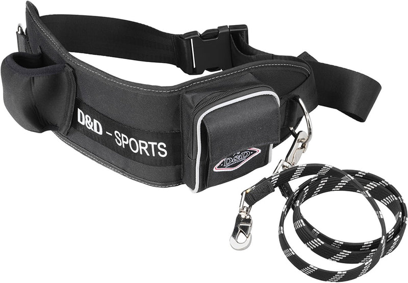 D d home d d sports active walker - uitlaatriem - zwart - 7 x 27 x 16 cm one size