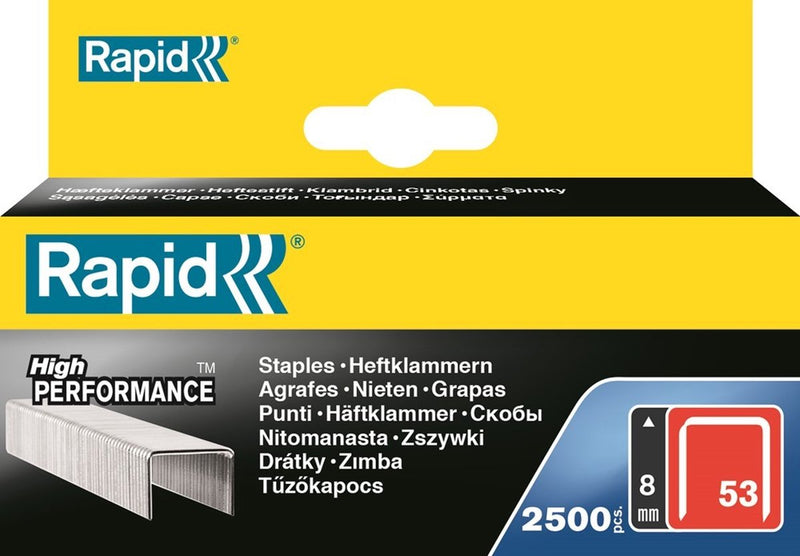 Rapid niet 53 8mm 2500 blisterbox