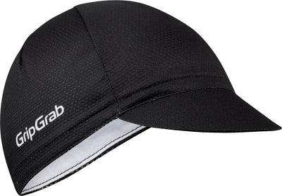 Gripgrab - lightweight zomer fietspet mesh cycling cap retro fietsmuts uv-bescherming helmmuts - zwart - unisex - maat s m (54-59 cm)