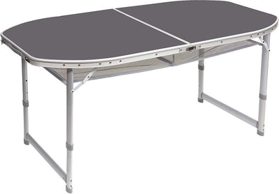 Bo-camp - tafel - ovaal - koffermodel - 150x80 cm