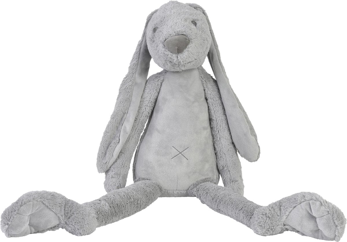 Happy horse konijn richie knuffel 92 cm - grijs - baby knuffel