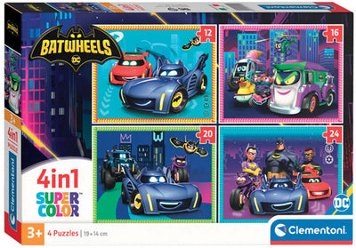 Clementoni legpuzzel 4in1 batwheels