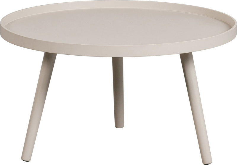 Woood mesa bijzettafel l - hout - antique beige - 34x60x60