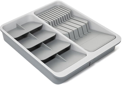 Joseph joseph drawerstore™ uitschuifbare meerlaagse bestelinzet met messenorganiser
